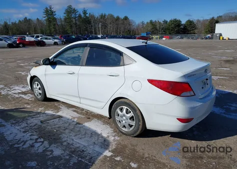 2017 Hyundai Accent Se from USA, damaged, VIN KMHCT4AE8HU246557